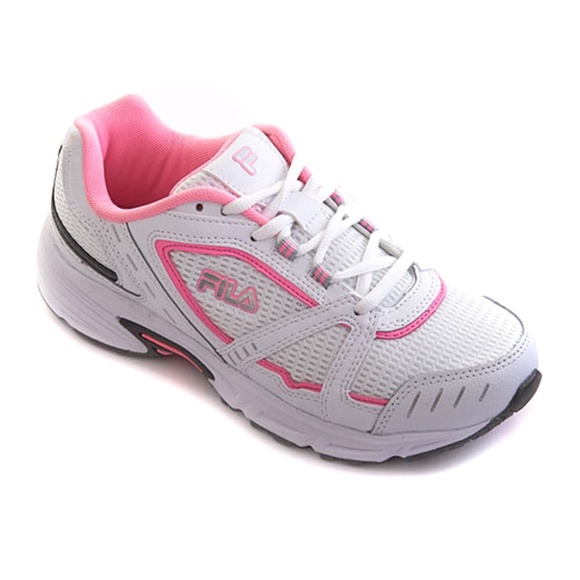 pink fila tennis shoes